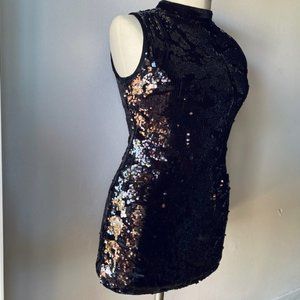 Forever 21 sleeveless sequin little black dress